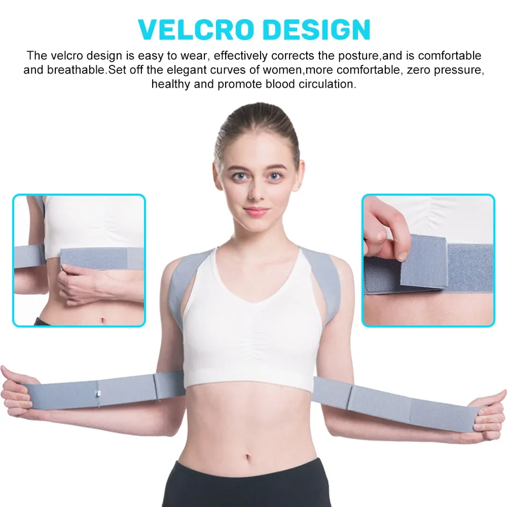 Upper and Lower Back Posture Corrector Posture Clavicle Support Corrector Back Straight Shoulders Brace Strap Correction Belt - Image 3