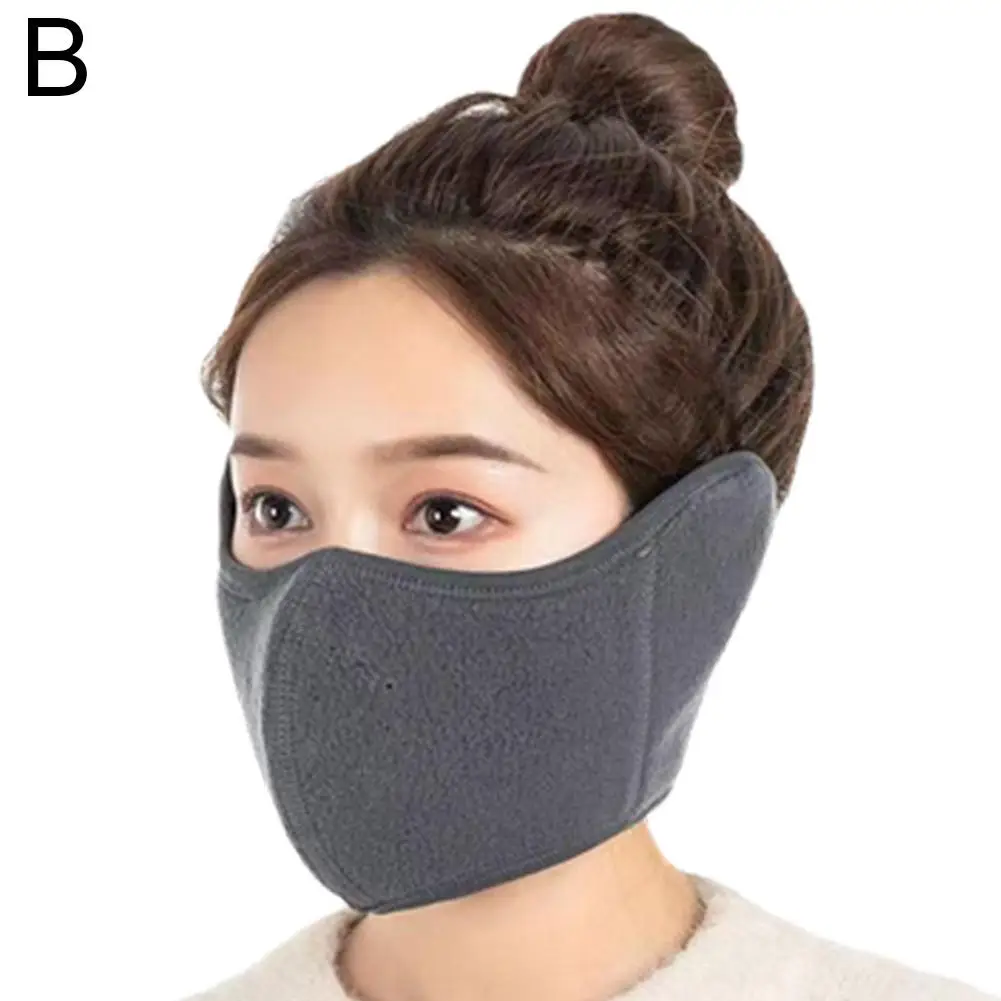 Winter Unisex Breathable Holes Mask Cold-Proof Thermal Two-In-One Band Mask Outdoor Wrap Muff Ear Earmuffs Warmer Riding Ea T9N0 - Image 4