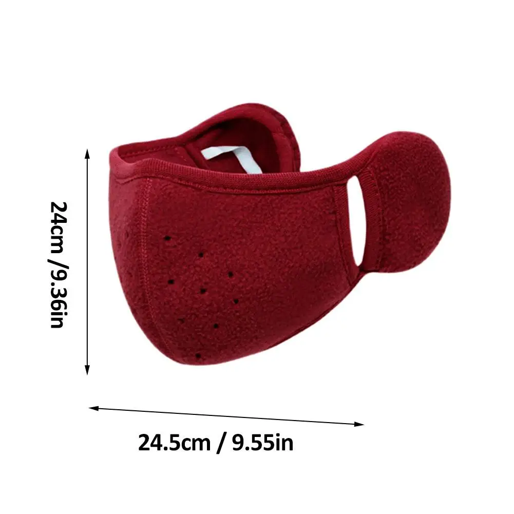Winter Unisex Breathable Holes Mask Cold-Proof Thermal Mask Earmuffs Two-In-One Wrap Band Ear Warmer Outdoor Riding Ear Muff - Image 6