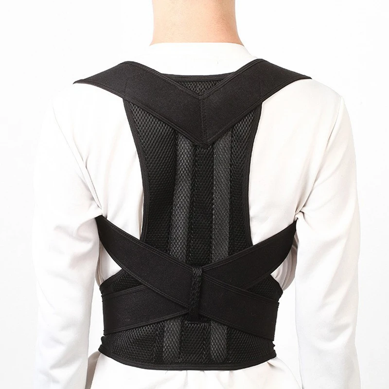 Posture Corrector Back Shoulder Brace Clavicle Support Stop Slouching Hunching Adjustable Trainer Unisex Correction Belt S-XXL - Image 3