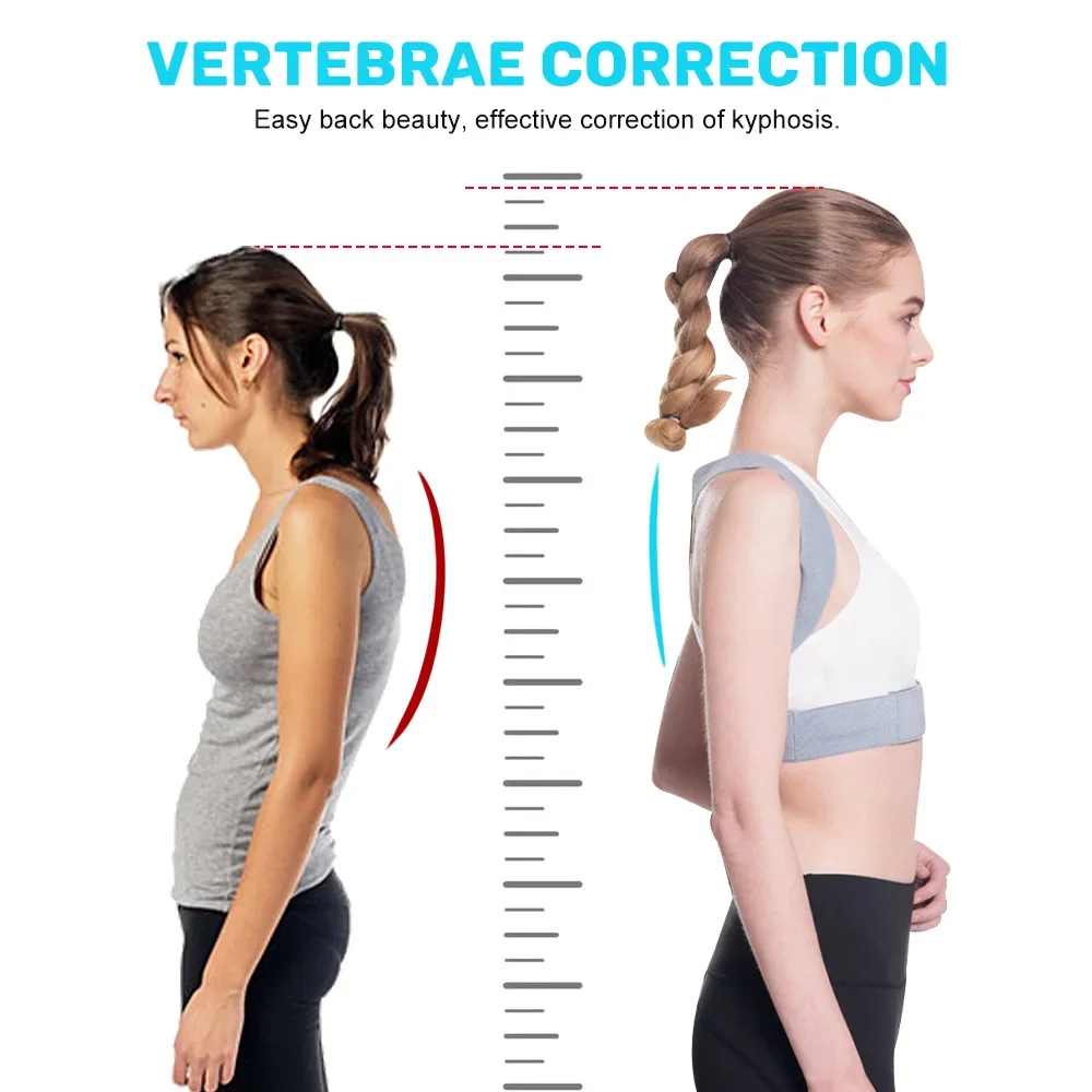 Upper and Lower Back Posture Corrector Posture Clavicle Support Corrector Back Straight Shoulders Brace Strap Correction Belt - Image 4