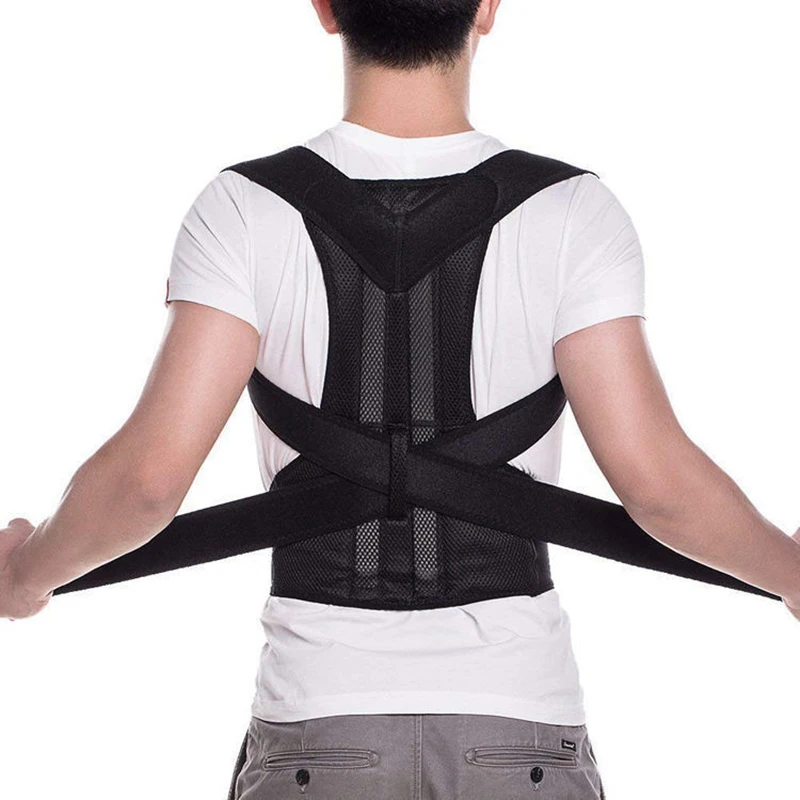 Posture Corrector Back Shoulder Brace Clavicle Support Stop Slouching Hunching Adjustable Trainer Unisex Correction Belt S-XXL - Image 2